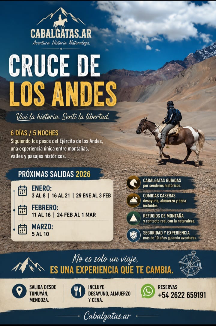Cruce de los Andes a caballo 2027 4