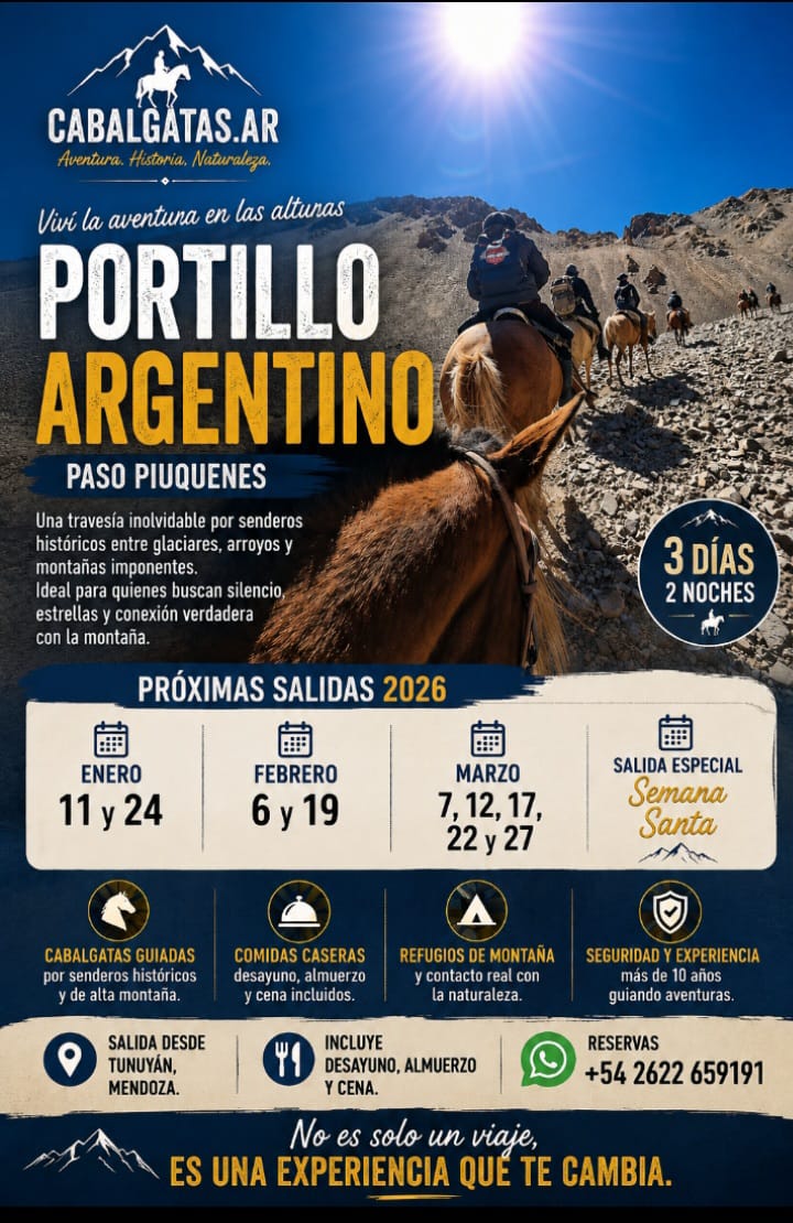 Portillo Argentino – Paso Piuquenes a caballo 3